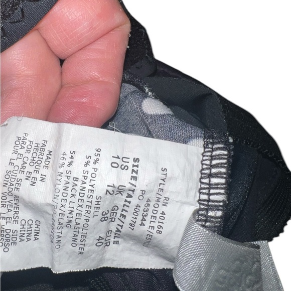 Magic‎ Suit Black And White Tankini Black And White Polka Dots Sz10 Built In Bra - Picture 6 of 6